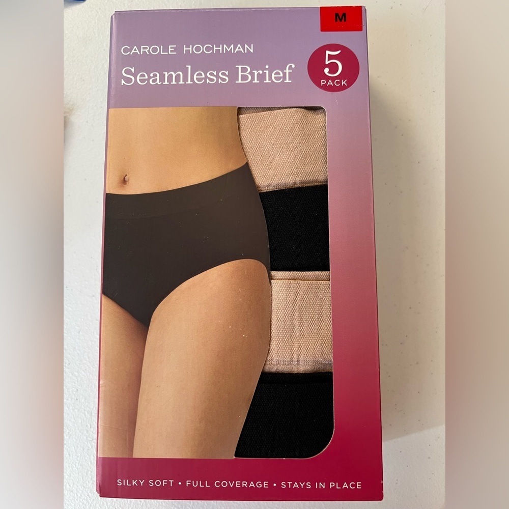 Carole Hochman seamless brief 5 pack underwear